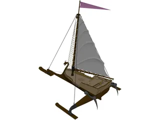 Boat 3D Model