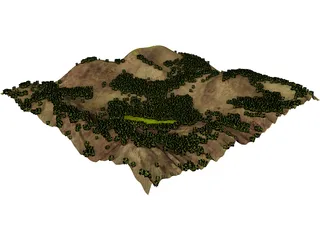 Valley 3D Model