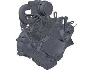Engine Isuzu 3CA1GZG01 3D Model