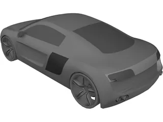 Audi R8 3D Model