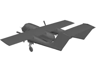 OV-10 3D Model