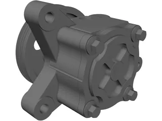 Power Steering Pump Honda Prelude H22A (1993-2001) 3D Model