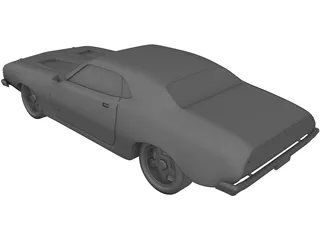 Dodge Charger RT (1969) 3D Model