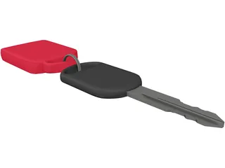 Car Key Fob 3D Model