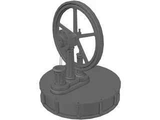 Miser Stirling Engine 3D Model