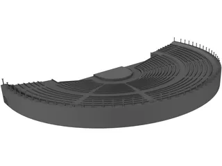 Odeon Amphitheater 3D Model