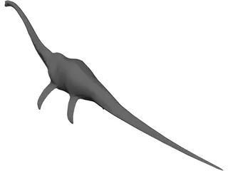 Nessie Dinosaur 3D Model