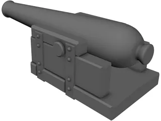 Cannon 3D Model