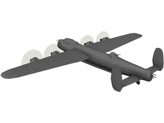 Avro Lancaster 3D Model