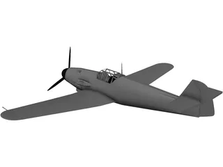 Messerschmitt ME-109 F1 3D Model