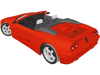 Ferrari F355 Spyder (1996) 3D Model