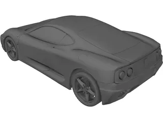 Ferrari 360 Modena (1999) 3D Model