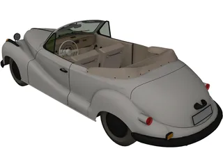 BMW 502 (1954) 3D Model
