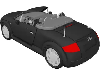 Audi TT Roadster (1999) 3D Model