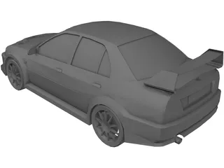 Mitsubishi Lancer/Carisma Evo VI (1999) 3D Model