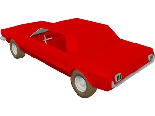 Ford Mustang (1965) 3D Model