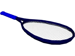 Tennis Racquet 3D Model