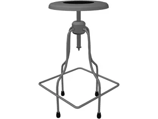 Precision Stool 3D Model