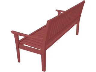 Madison Bench 3D Model