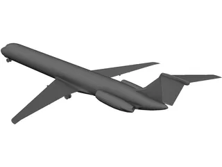 McDonnell Douglas MD-80 3D Model