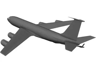 KC-135R Stratotanker 3D Model