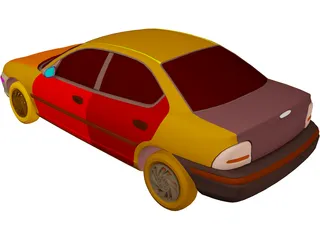 Dodge Neon (1995) 3D Model