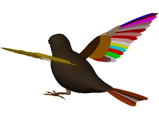 Sparrow 3D Model