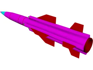 SSN-22 Sunburn (Soviet) 3D Model