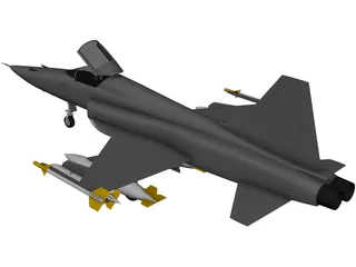 F-5E 3D Model