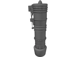 Engine Jet 3D Model