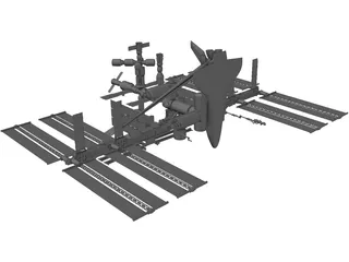 International Space Station 3D Model