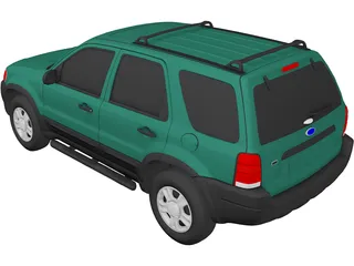 Ford Escape XLT (2001) 3D Model