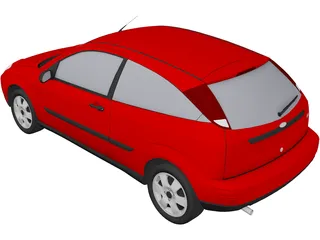 Ford Focus (2000) 3D Model