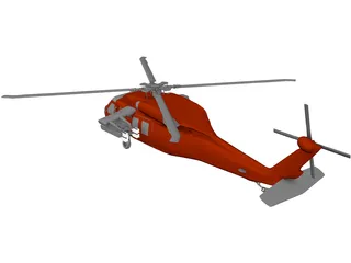 Sikorsky UH-60 Black Hawk 3D Model