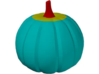 Jack-o-Lantern 3D Model