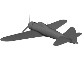 A6M Zero 3D Model