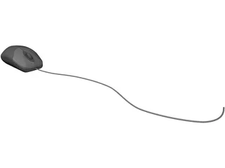 Optical Mouse 3D Model