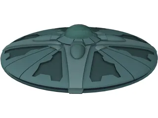 UFO Invader 3D Model