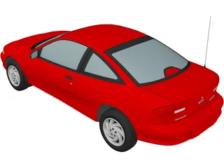 Chevrolet Cavalier Coupe (1998) 3D Model