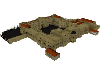 Palace Buckingham 3D Model