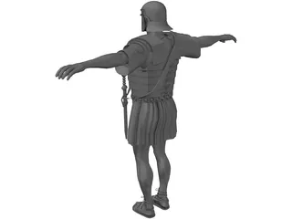 Roman Soldier 3D Model