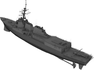 DDG-81 Winston Churchill 3D Model