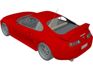 Toyota Supra 3D Model