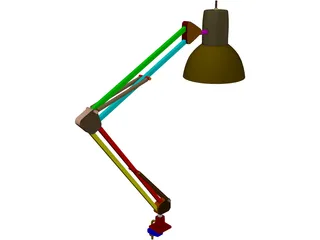 Lamp Gooseneck 3D Model