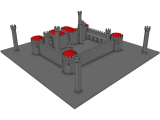 Fortress 3D Model