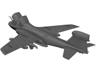 Grumman EA-6B Prowler 3D Model