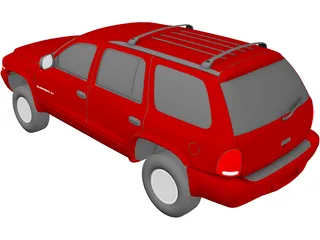 Dodge Durango (1999) 3D Model