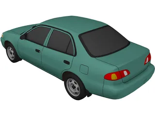 Toyota Corolla (1999) 3D Model