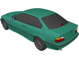 BMW 318i Coupe (1996) 3D Model