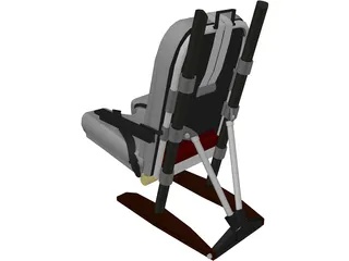 Pilot Seat 3D Model